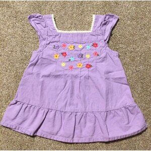 18M to 24M VGUC Gymboree Purple Floral Tee
